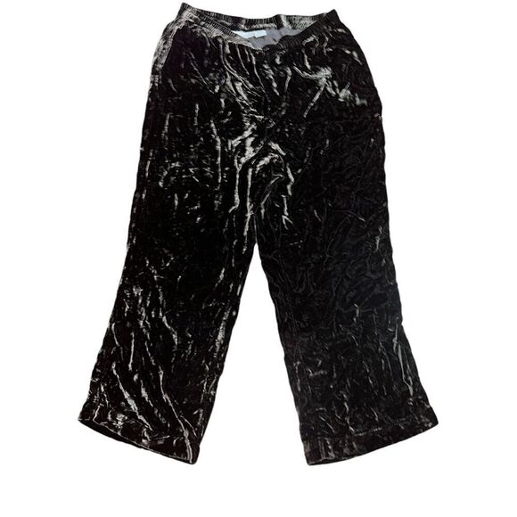 BEAUTIFUL Soft Surroundings Pull On Wide Leg Pants Women's size PETITE large bro - Picture 1 of 8